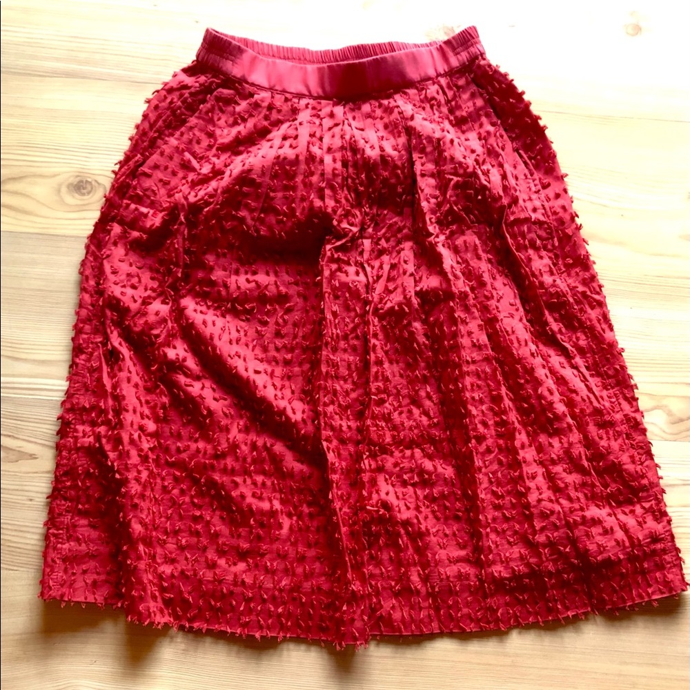 J.Crew Clip-dot skirt
